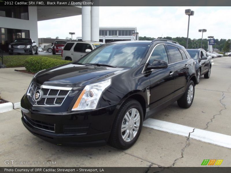 Black Raven / Ebony/Ebony 2012 Cadillac SRX FWD