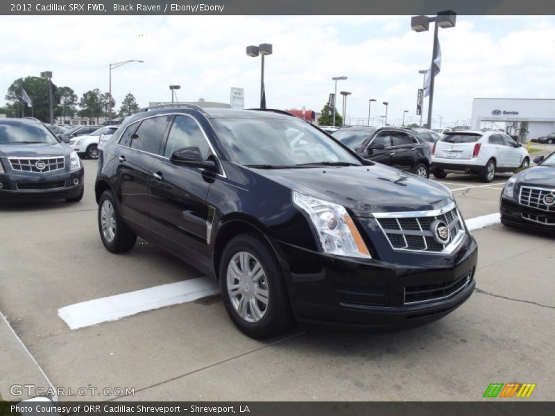 Black Raven / Ebony/Ebony 2012 Cadillac SRX FWD