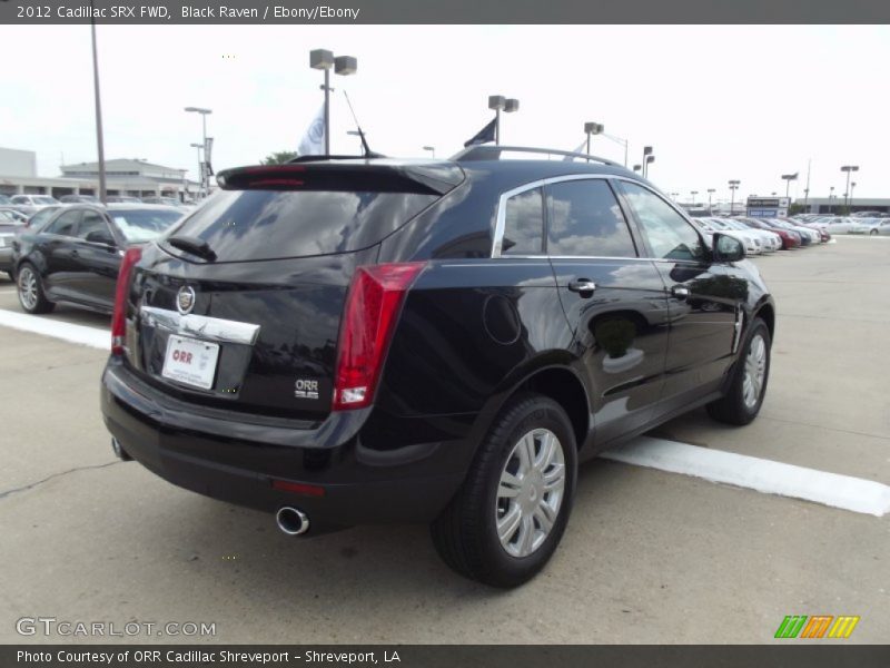 Black Raven / Ebony/Ebony 2012 Cadillac SRX FWD
