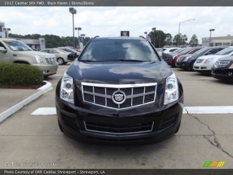 Black Raven / Ebony/Ebony 2012 Cadillac SRX FWD