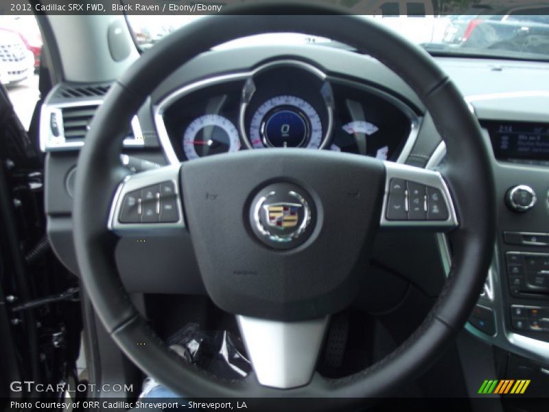 Black Raven / Ebony/Ebony 2012 Cadillac SRX FWD
