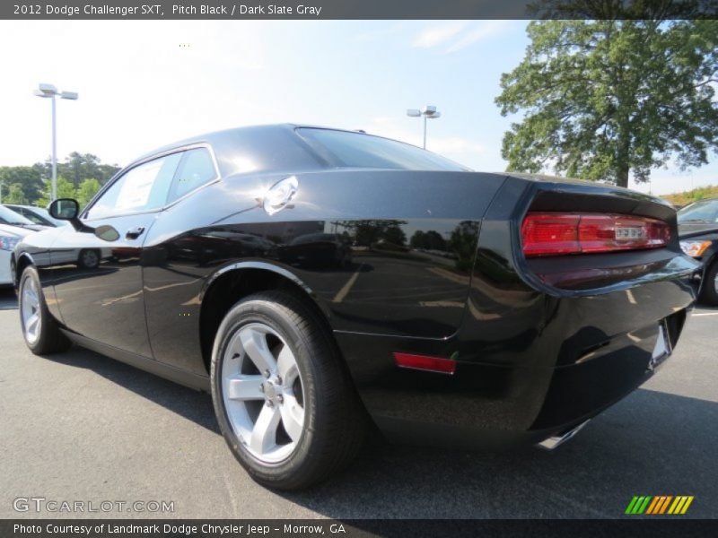 Pitch Black / Dark Slate Gray 2012 Dodge Challenger SXT