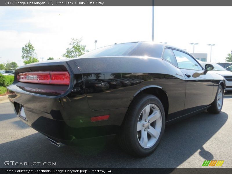 Pitch Black / Dark Slate Gray 2012 Dodge Challenger SXT
