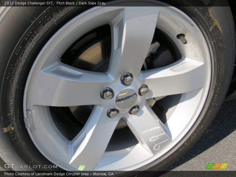 Pitch Black / Dark Slate Gray 2012 Dodge Challenger SXT