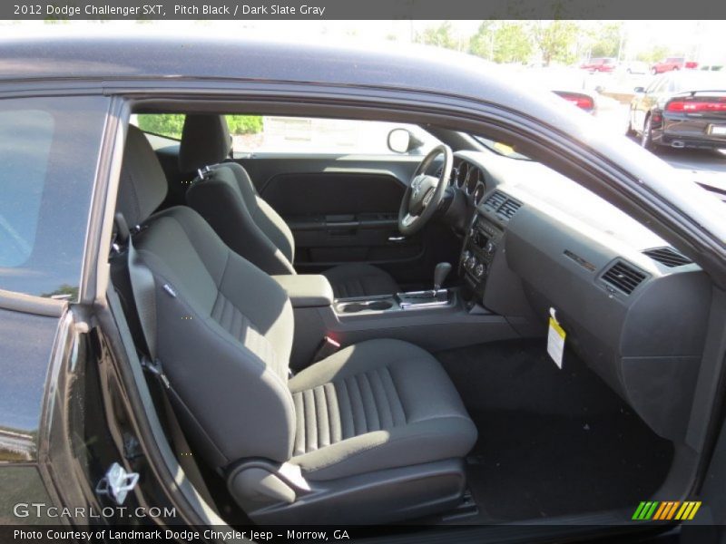 Pitch Black / Dark Slate Gray 2012 Dodge Challenger SXT