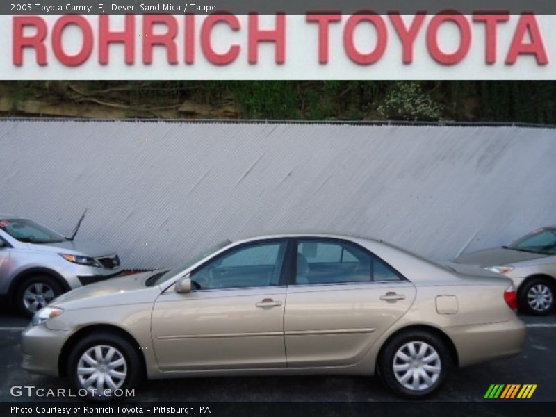 Desert Sand Mica / Taupe 2005 Toyota Camry LE