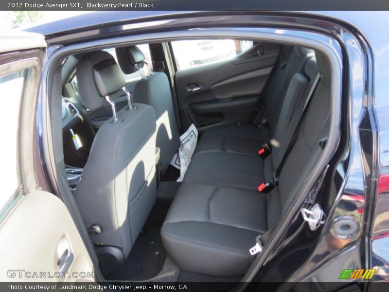 Blackberry Pearl / Black 2012 Dodge Avenger SXT
