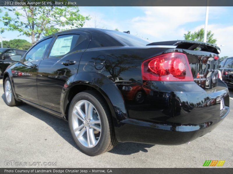 Black / Black 2012 Dodge Avenger SE V6