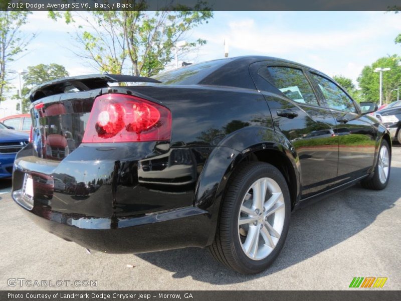 Black / Black 2012 Dodge Avenger SE V6