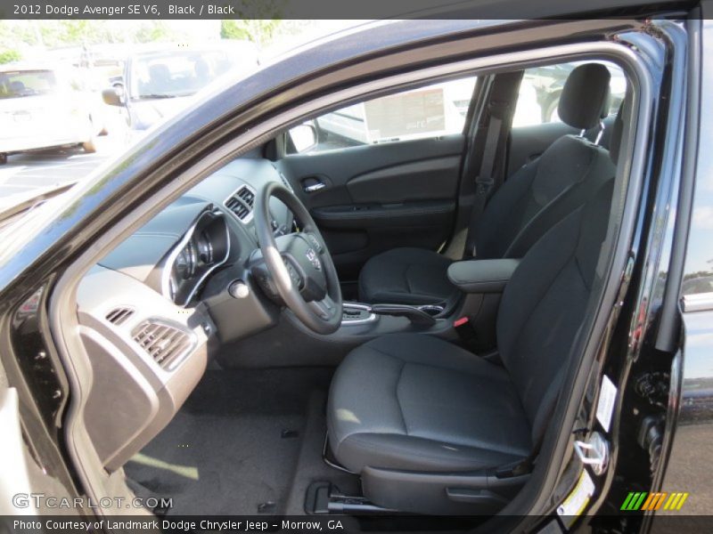 Black / Black 2012 Dodge Avenger SE V6