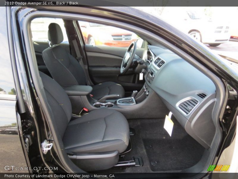 Black / Black 2012 Dodge Avenger SE V6