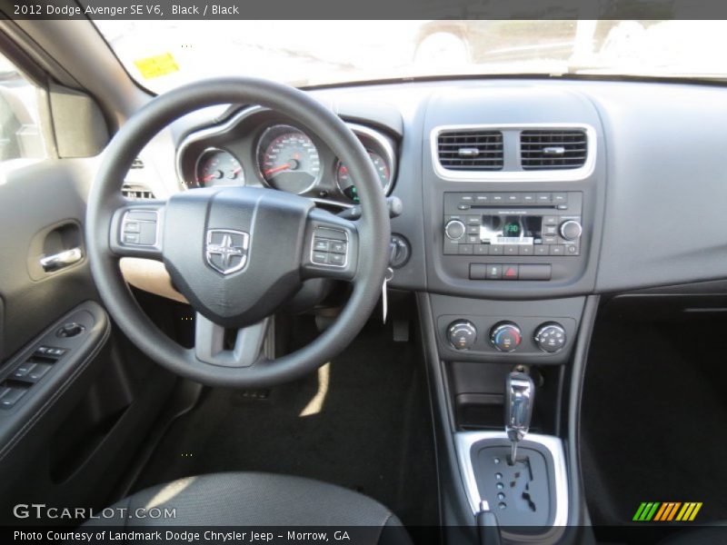 Black / Black 2012 Dodge Avenger SE V6