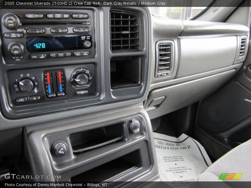 Dark Gray Metallic / Medium Gray 2005 Chevrolet Silverado 2500HD LS Crew Cab 4x4