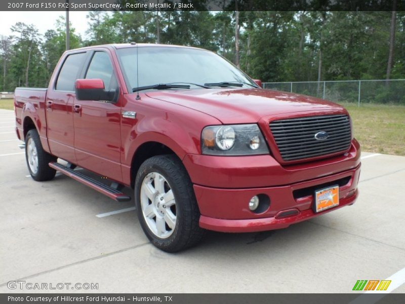 Redfire Metallic / Black 2007 Ford F150 FX2 Sport SuperCrew