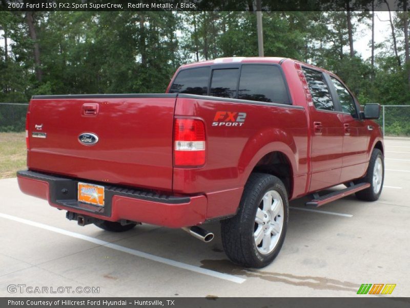 Redfire Metallic / Black 2007 Ford F150 FX2 Sport SuperCrew