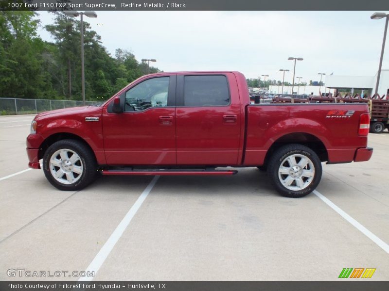 Redfire Metallic / Black 2007 Ford F150 FX2 Sport SuperCrew