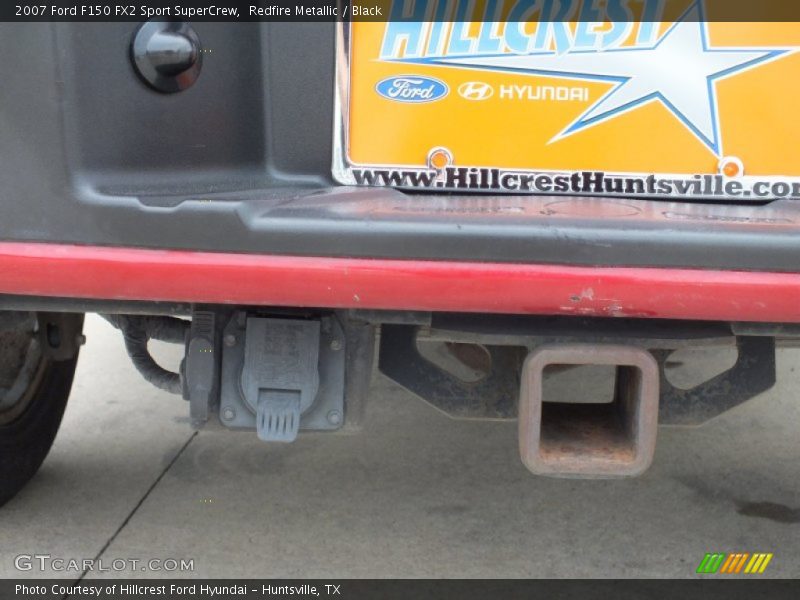 Redfire Metallic / Black 2007 Ford F150 FX2 Sport SuperCrew