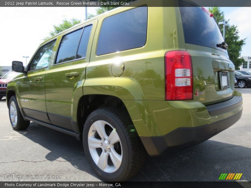 Rescue Green Metallic / Dark Slate Gray 2012 Jeep Patriot Latitude