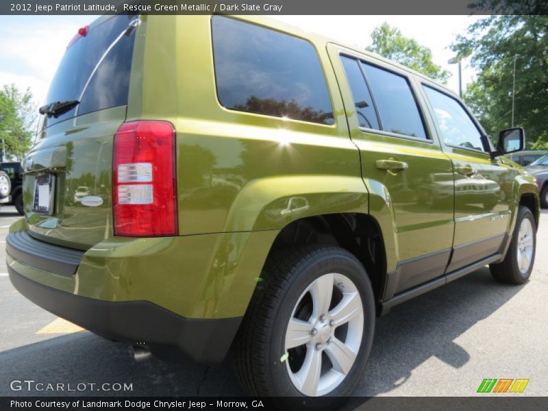 Rescue Green Metallic / Dark Slate Gray 2012 Jeep Patriot Latitude