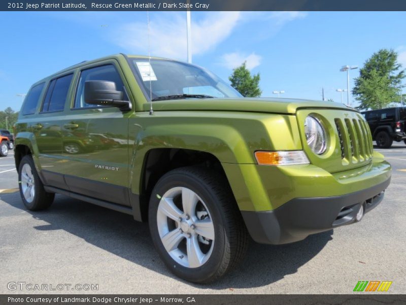 Rescue Green Metallic / Dark Slate Gray 2012 Jeep Patriot Latitude