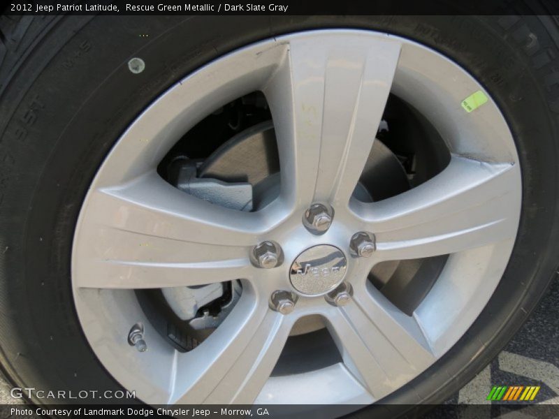 Rescue Green Metallic / Dark Slate Gray 2012 Jeep Patriot Latitude