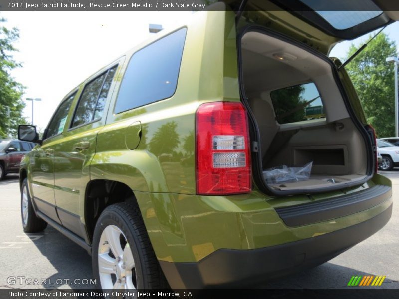 Rescue Green Metallic / Dark Slate Gray 2012 Jeep Patriot Latitude