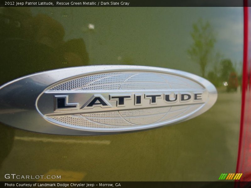 Rescue Green Metallic / Dark Slate Gray 2012 Jeep Patriot Latitude