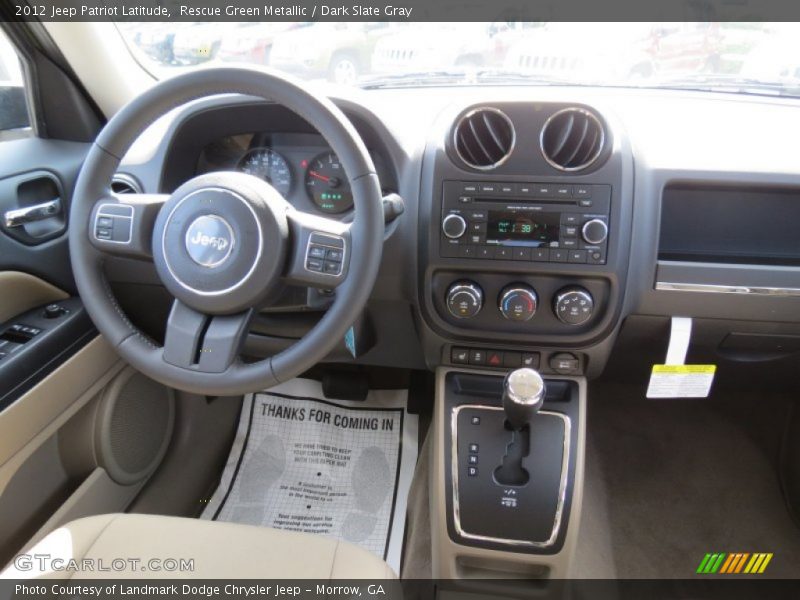 Rescue Green Metallic / Dark Slate Gray 2012 Jeep Patriot Latitude