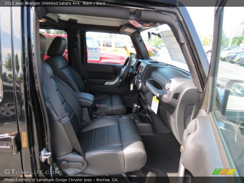 Black / Black 2012 Jeep Wrangler Unlimited Sahara 4x4