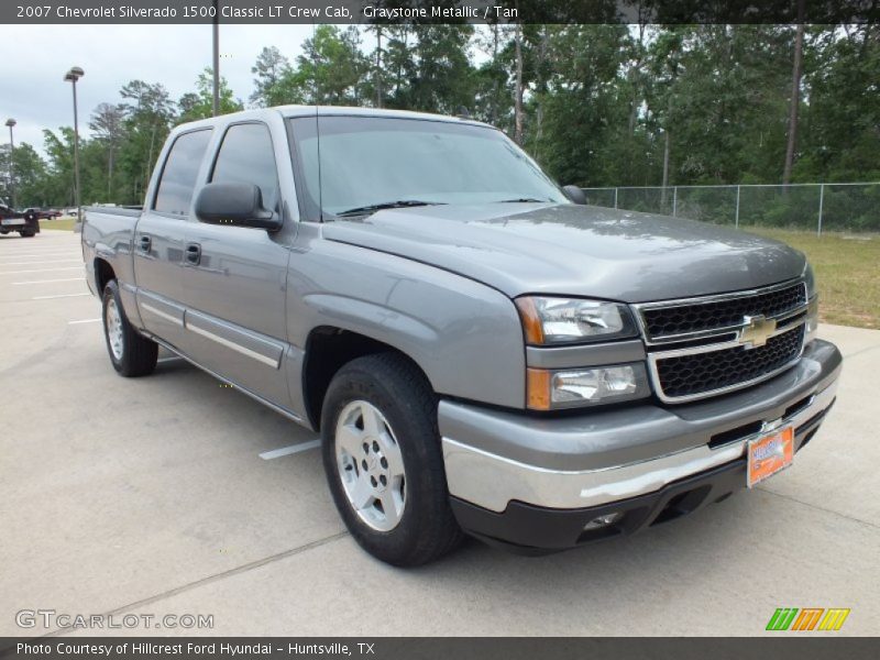 Graystone Metallic / Tan 2007 Chevrolet Silverado 1500 Classic LT Crew Cab