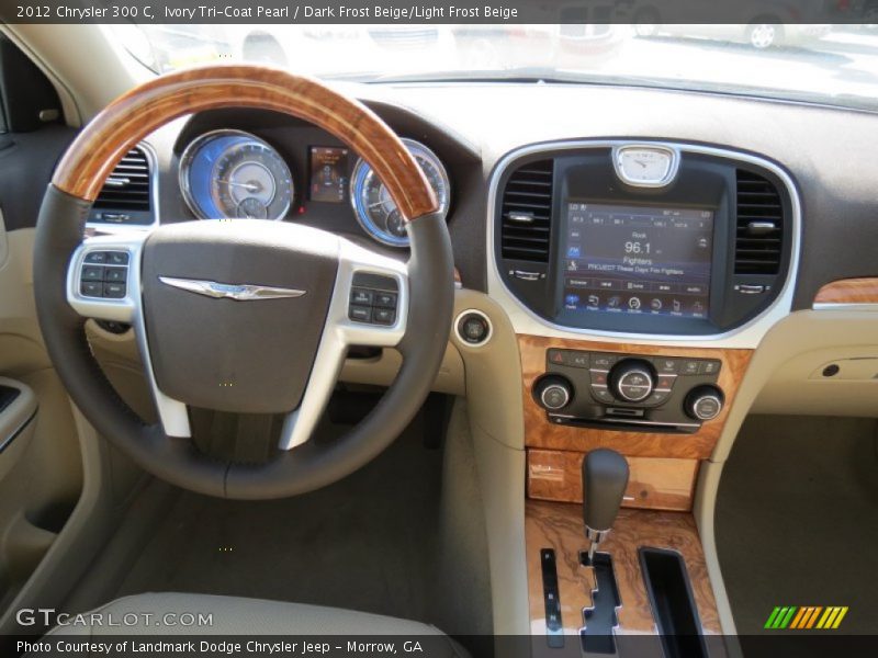 Ivory Tri-Coat Pearl / Dark Frost Beige/Light Frost Beige 2012 Chrysler 300 C