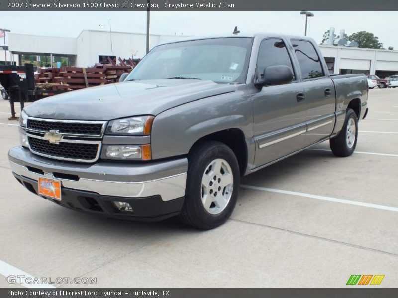 Graystone Metallic / Tan 2007 Chevrolet Silverado 1500 Classic LT Crew Cab