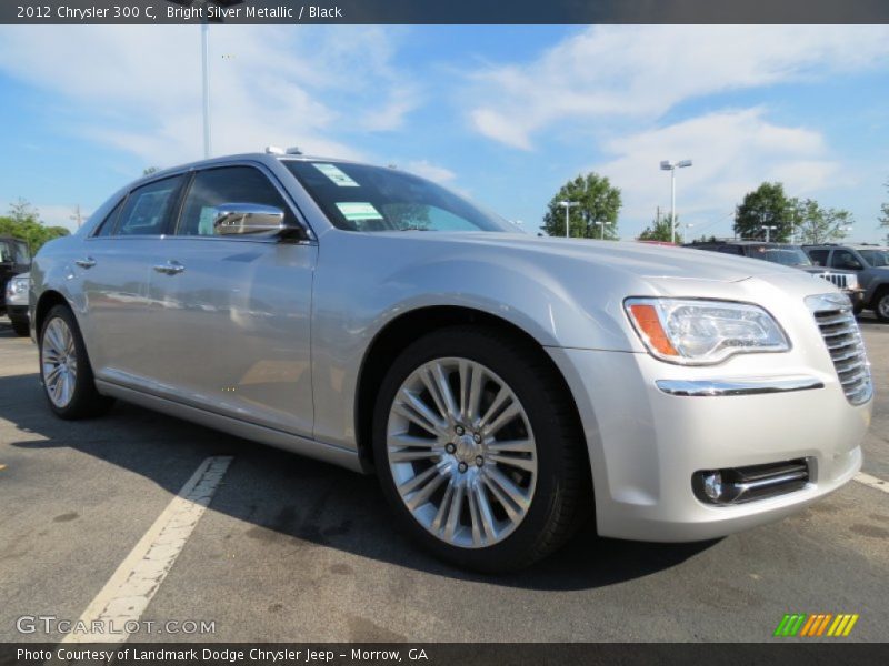 Bright Silver Metallic / Black 2012 Chrysler 300 C