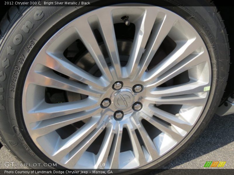 Bright Silver Metallic / Black 2012 Chrysler 300 C