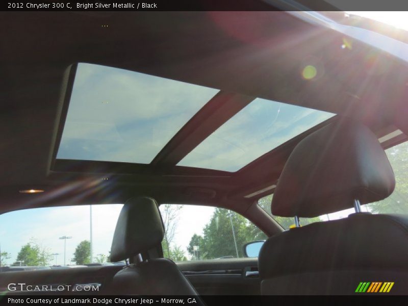 Bright Silver Metallic / Black 2012 Chrysler 300 C