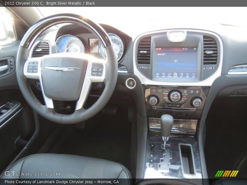 Bright Silver Metallic / Black 2012 Chrysler 300 C