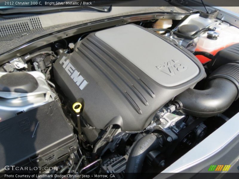 Bright Silver Metallic / Black 2012 Chrysler 300 C