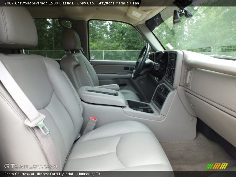 Graystone Metallic / Tan 2007 Chevrolet Silverado 1500 Classic LT Crew Cab