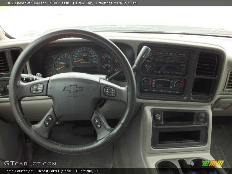 Graystone Metallic / Tan 2007 Chevrolet Silverado 1500 Classic LT Crew Cab