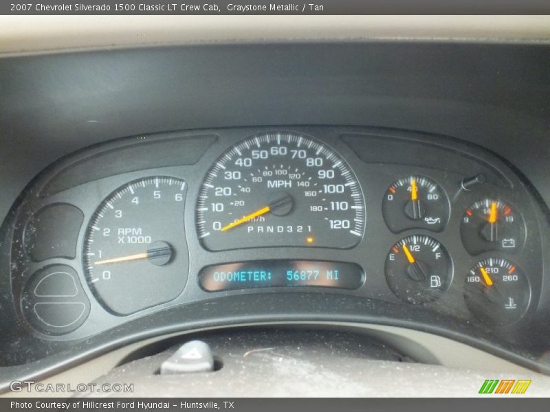 Graystone Metallic / Tan 2007 Chevrolet Silverado 1500 Classic LT Crew Cab