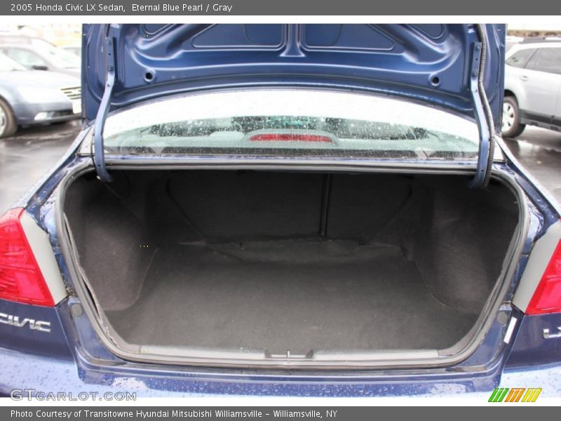 Eternal Blue Pearl / Gray 2005 Honda Civic LX Sedan