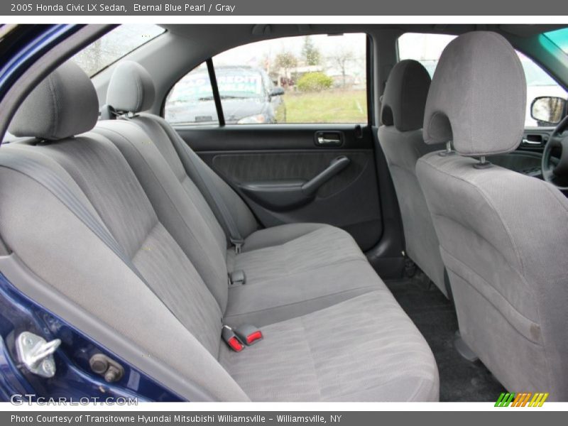 Eternal Blue Pearl / Gray 2005 Honda Civic LX Sedan