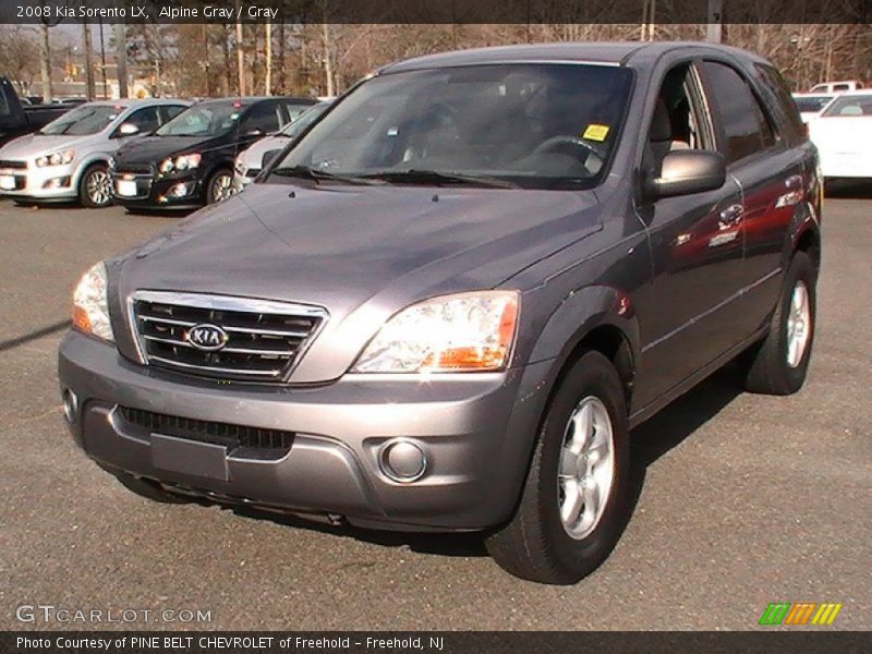 Alpine Gray / Gray 2008 Kia Sorento LX