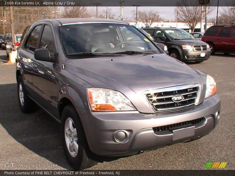 Alpine Gray / Gray 2008 Kia Sorento LX