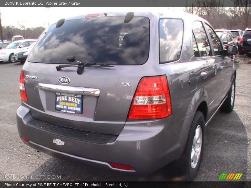Alpine Gray / Gray 2008 Kia Sorento LX