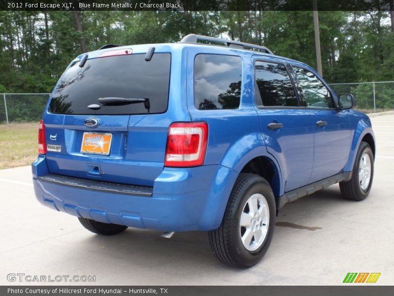 Blue Flame Metallic / Charcoal Black 2012 Ford Escape XLT