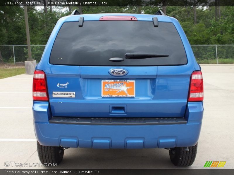 Blue Flame Metallic / Charcoal Black 2012 Ford Escape XLT
