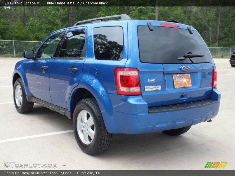 Blue Flame Metallic / Charcoal Black 2012 Ford Escape XLT