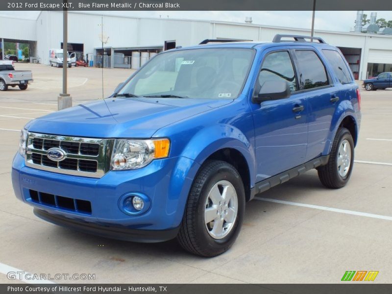 Blue Flame Metallic / Charcoal Black 2012 Ford Escape XLT