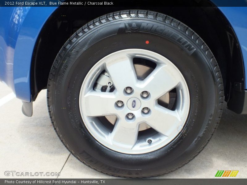 Blue Flame Metallic / Charcoal Black 2012 Ford Escape XLT